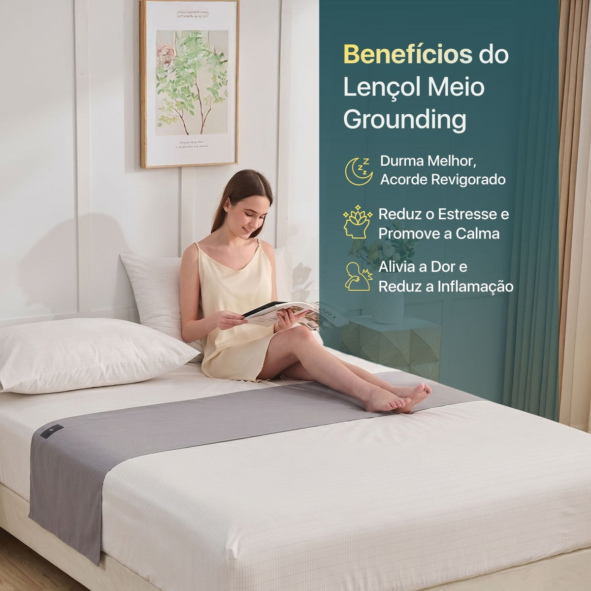 Sábana de grounding Nítida